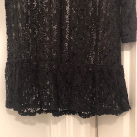 Anthropologie made in San Francisco black lace top - Picture 5 of 7
